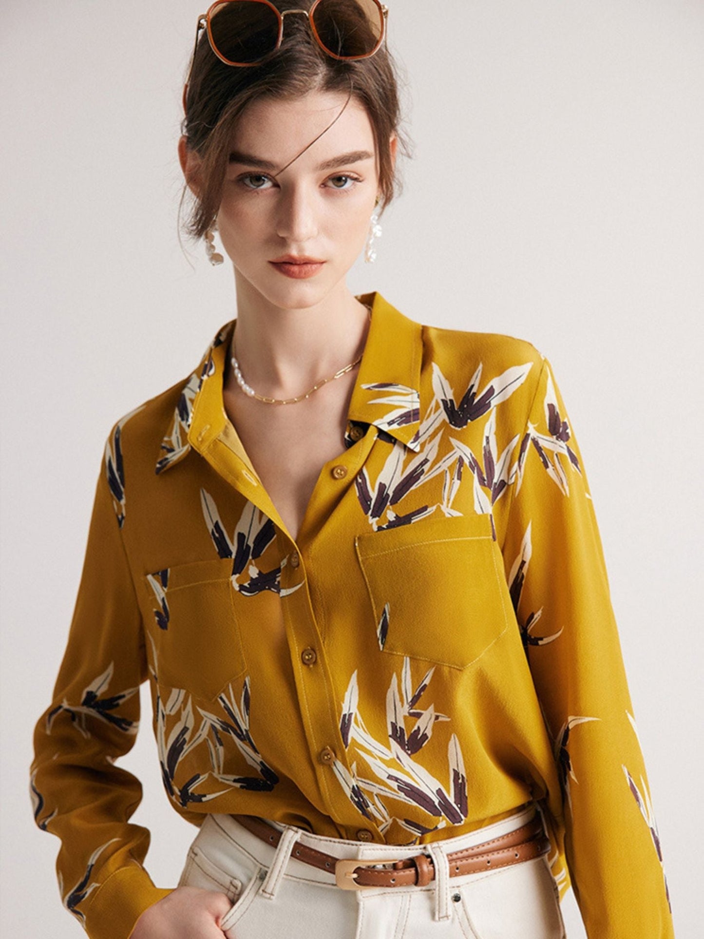 Mulberry Silk Blouse