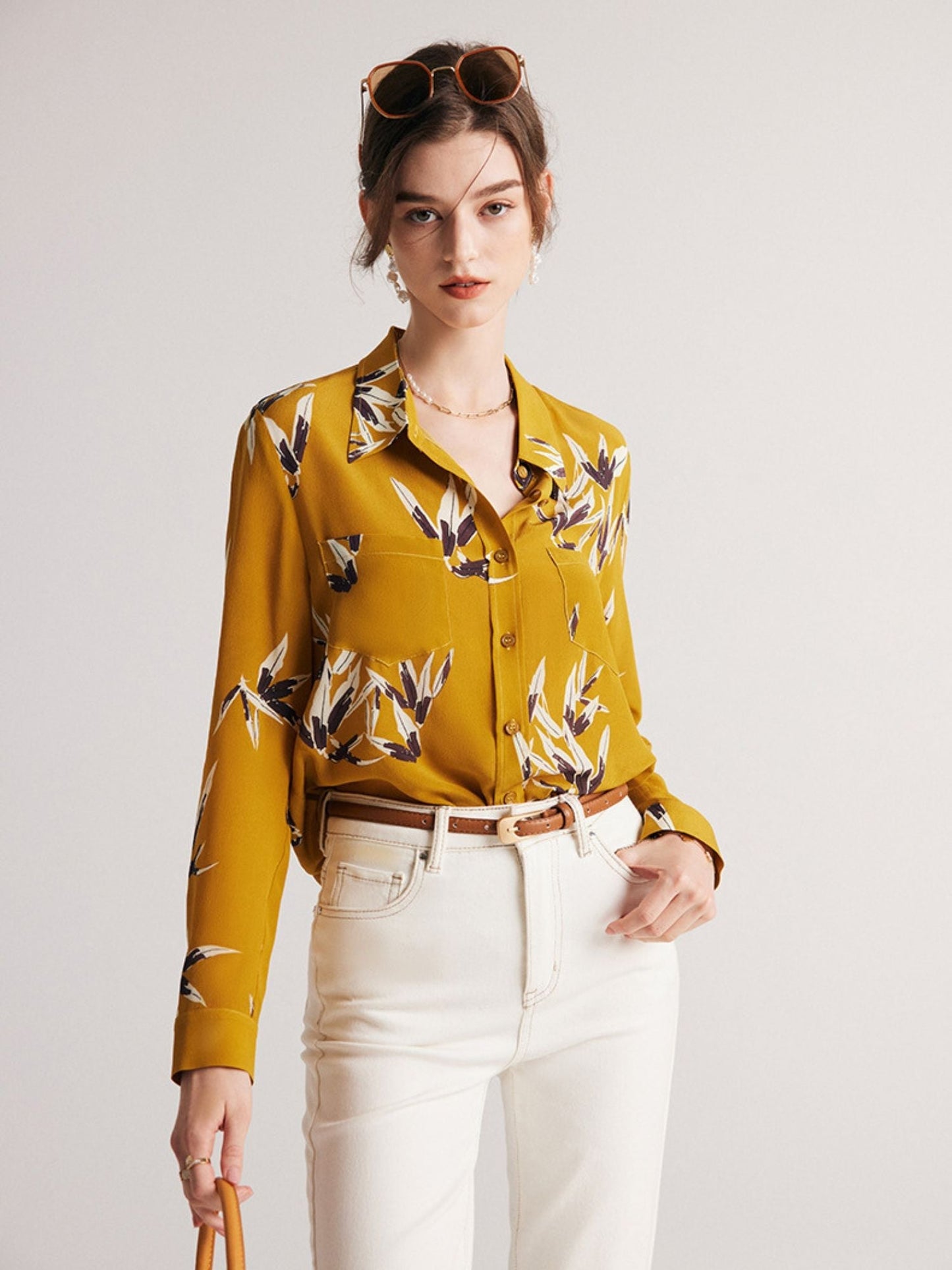 Mulberry Silk Blouse