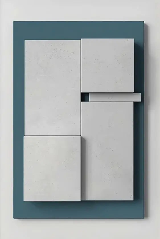 Abstract Minimalist 3D Design Canvas Wall Art for Modern Decor