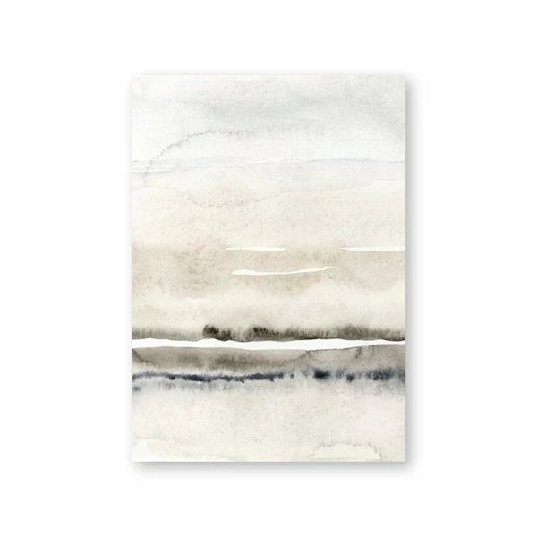 Minimalist Abstract Landscape Wall Art Fine Art Canvas Prints Beige Grey Pictures For Modern Living Room Bedroom Dining Room Scandinavian Home Decor | Kunsthaus Atelier-Homeandso