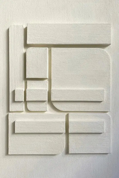 Abstract Minimalist 3D Design Canvas Wall Art for Modern Decor