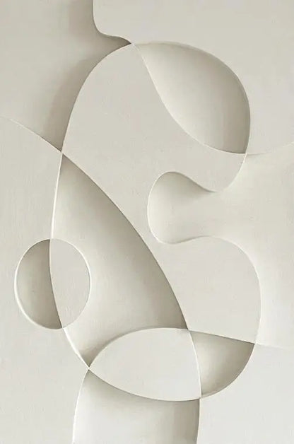 Abstract Minimalist 3D Design Canvas Wall Art for Modern Decor