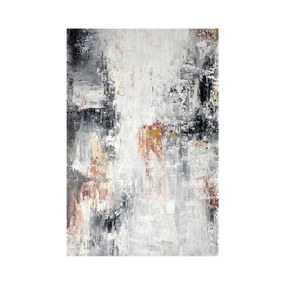 Blue Gray Contemporary Abstract Canvas Art for Living Room & Office