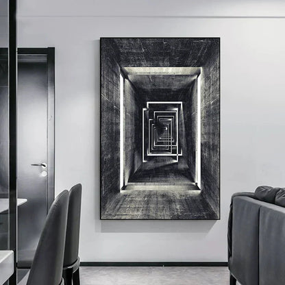 Minimalist Abstract Architectural Canvas Prints for Modern Decor