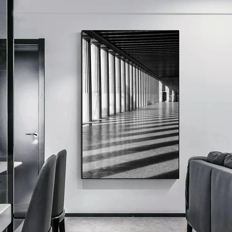 Minimalist Abstract Architectural Canvas Prints for Modern Decor
