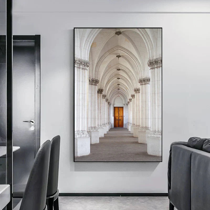 Minimalist Abstract Architectural Canvas Prints for Modern Decor