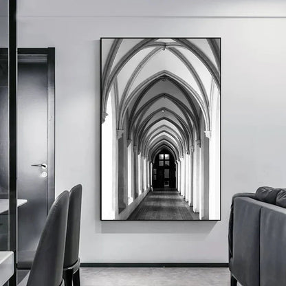 Minimalist Abstract Architectural Canvas Prints for Modern Decor