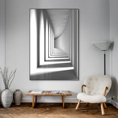 Minimalist Abstract Architectural Canvas Prints for Modern Decor