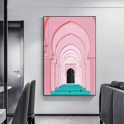 Minimalist Abstract Architectural Canvas Prints for Modern Decor