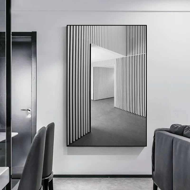 Minimalist Abstract Architectural Canvas Prints for Modern Decor