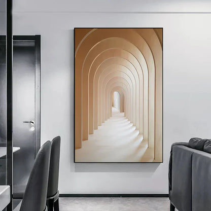 Minimalist Abstract Architectural Canvas Prints for Modern Decor
