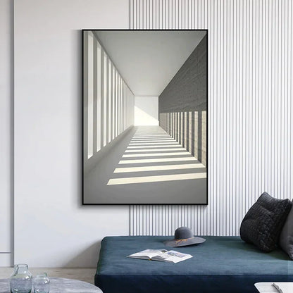 Minimalist Abstract Architectural Canvas Prints for Modern Decor