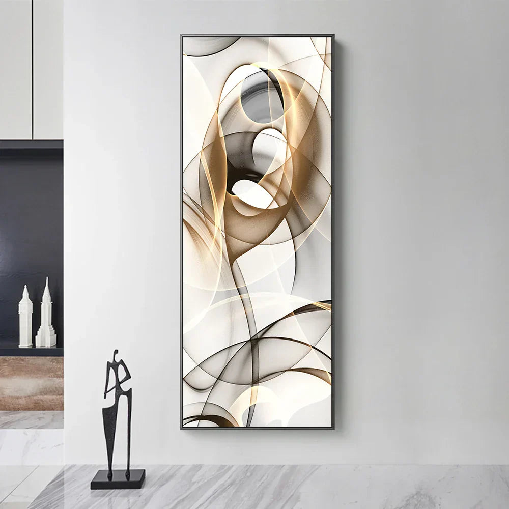 Minimalist Ethereal Abstract Canvas Wall Art for Modern Decor