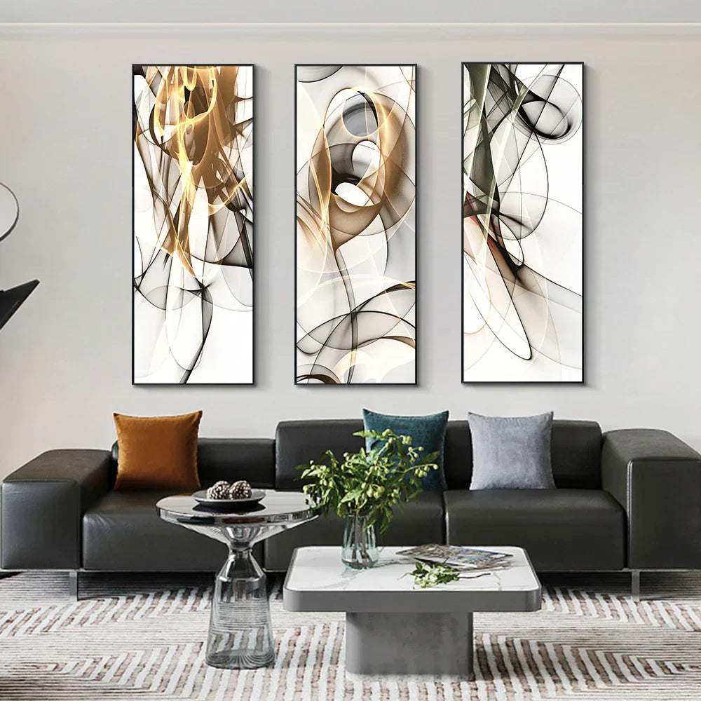 Minimalist Ethereal Abstract Canvas Wall Art for Modern Decor