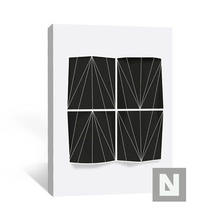 Modern Abstract 3D Effect Canvas Wall Art for Living Room & Bedroom