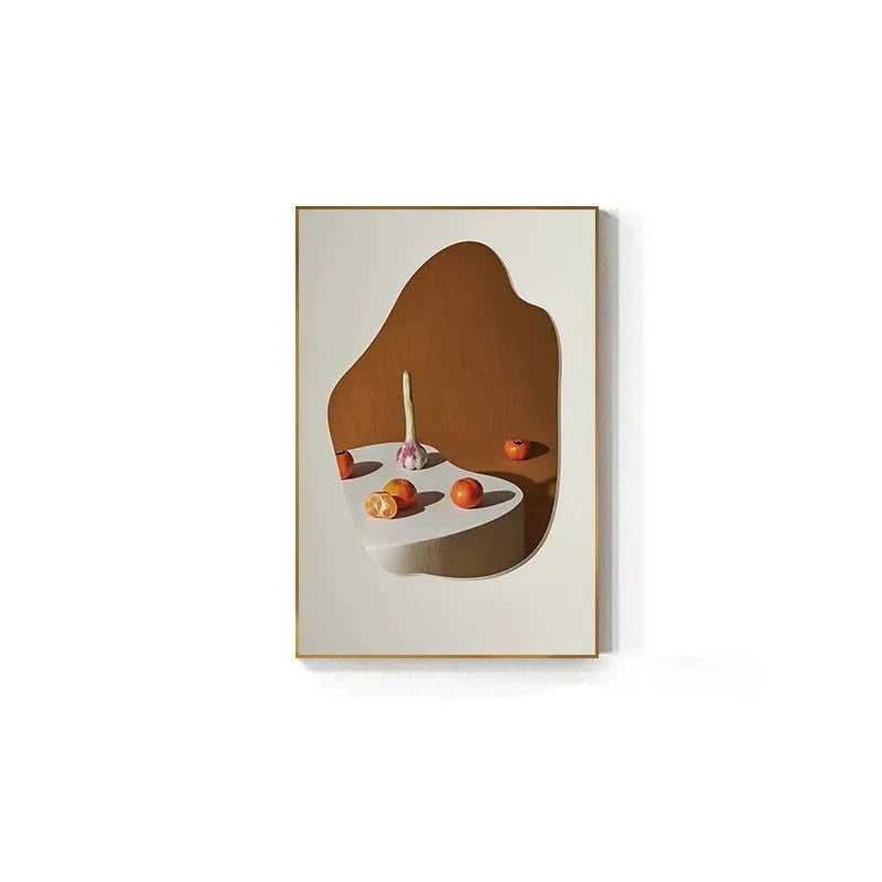 Modern Abstract Geometry Canvas Wall Art for Luxury Interiors