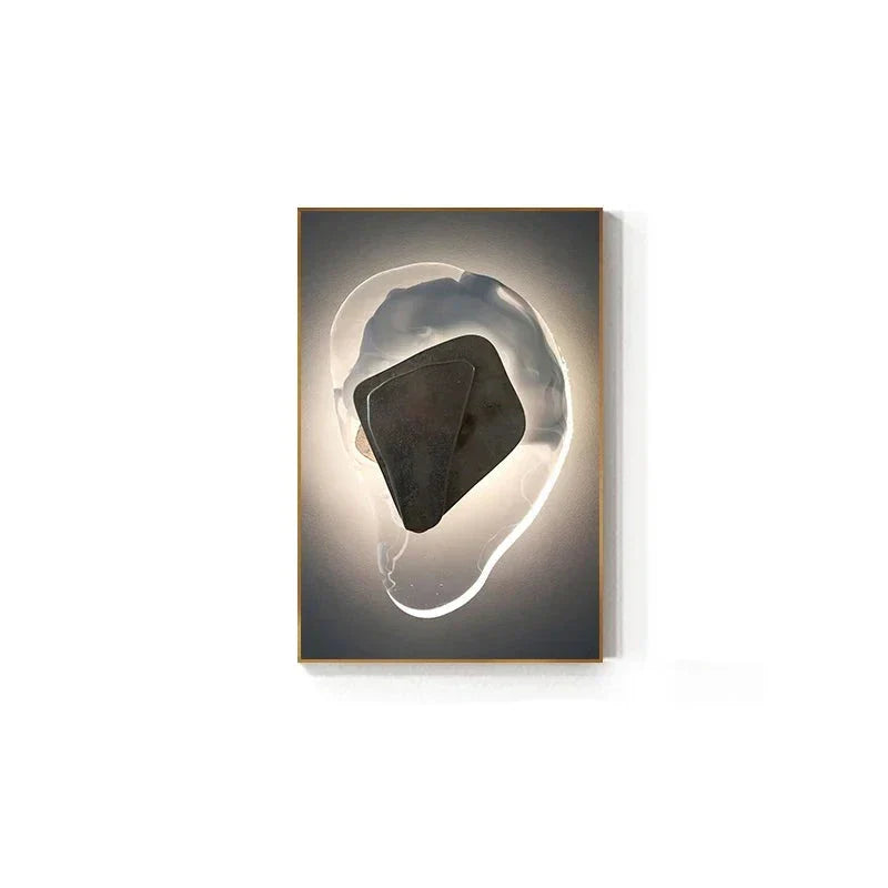 Modern Abstract Geometry Canvas Wall Art for Luxury Interiors