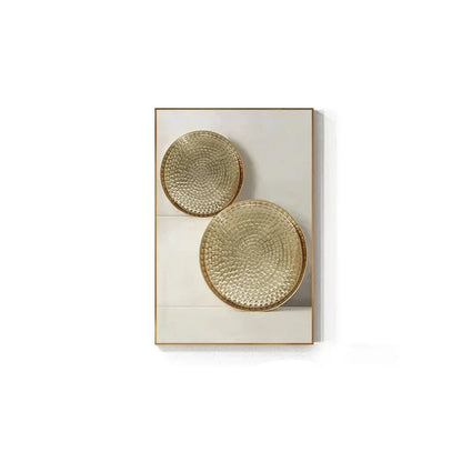 Modern Abstract Geometry Canvas Wall Art for Luxury Interiors