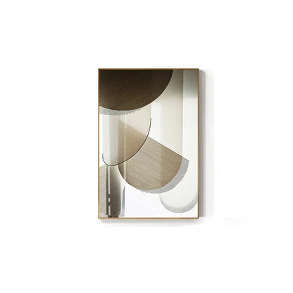 Modern Abstract Geometry Canvas Wall Art for Luxury Interiors