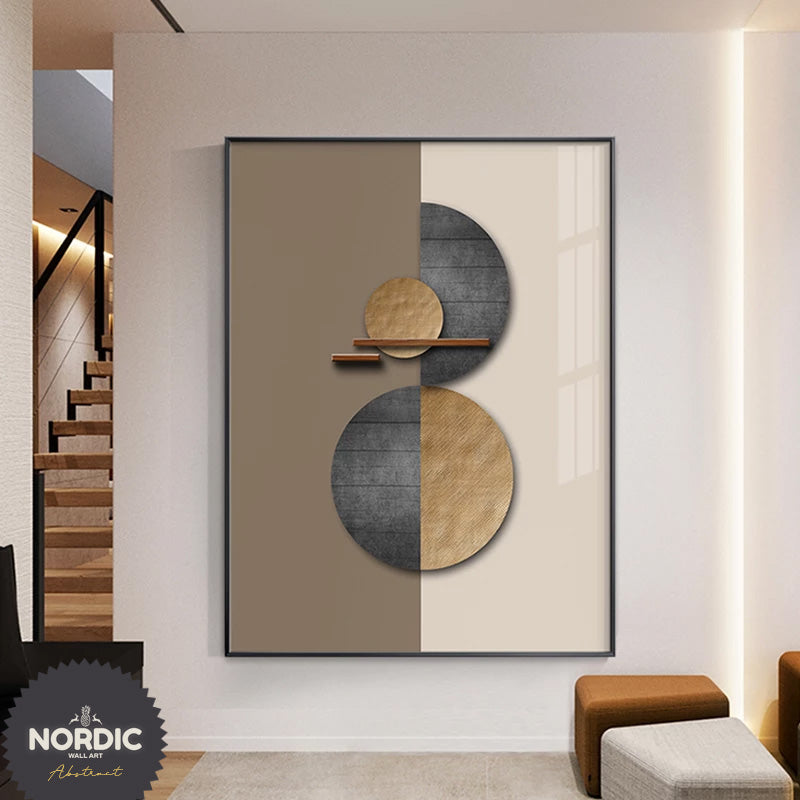 Nordic Abstract Geometric Wall Art Canvas Prints for Home Decor