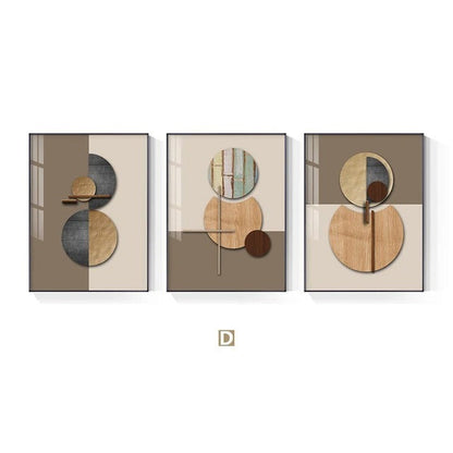 Nordic Abstract Geometric Wall Art Canvas Prints for Home Decor