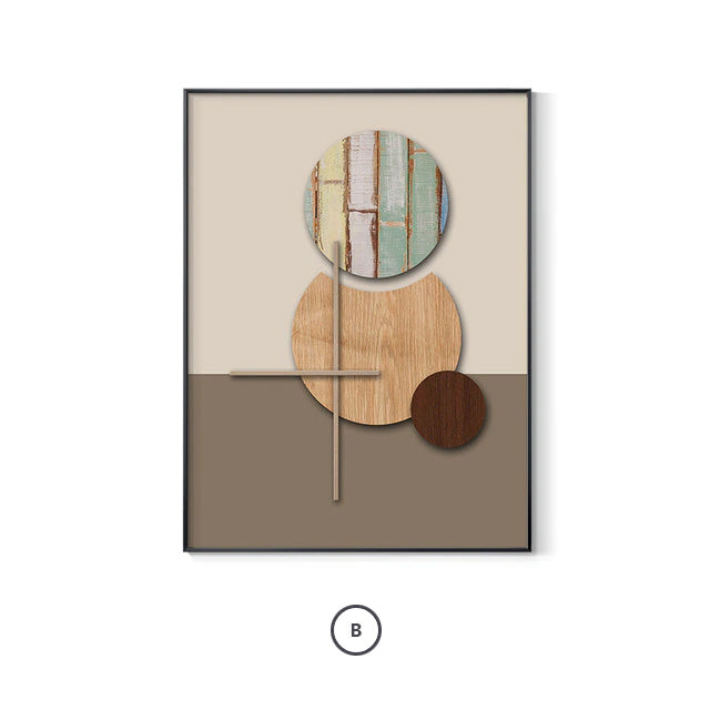 Nordic Abstract Geometric Wall Art Canvas Prints for Home Decor