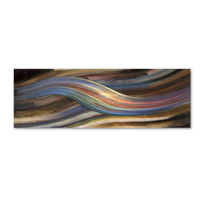 Rainbow Abstract Canvas Print - Modern Wall Art for Bedroom & Living