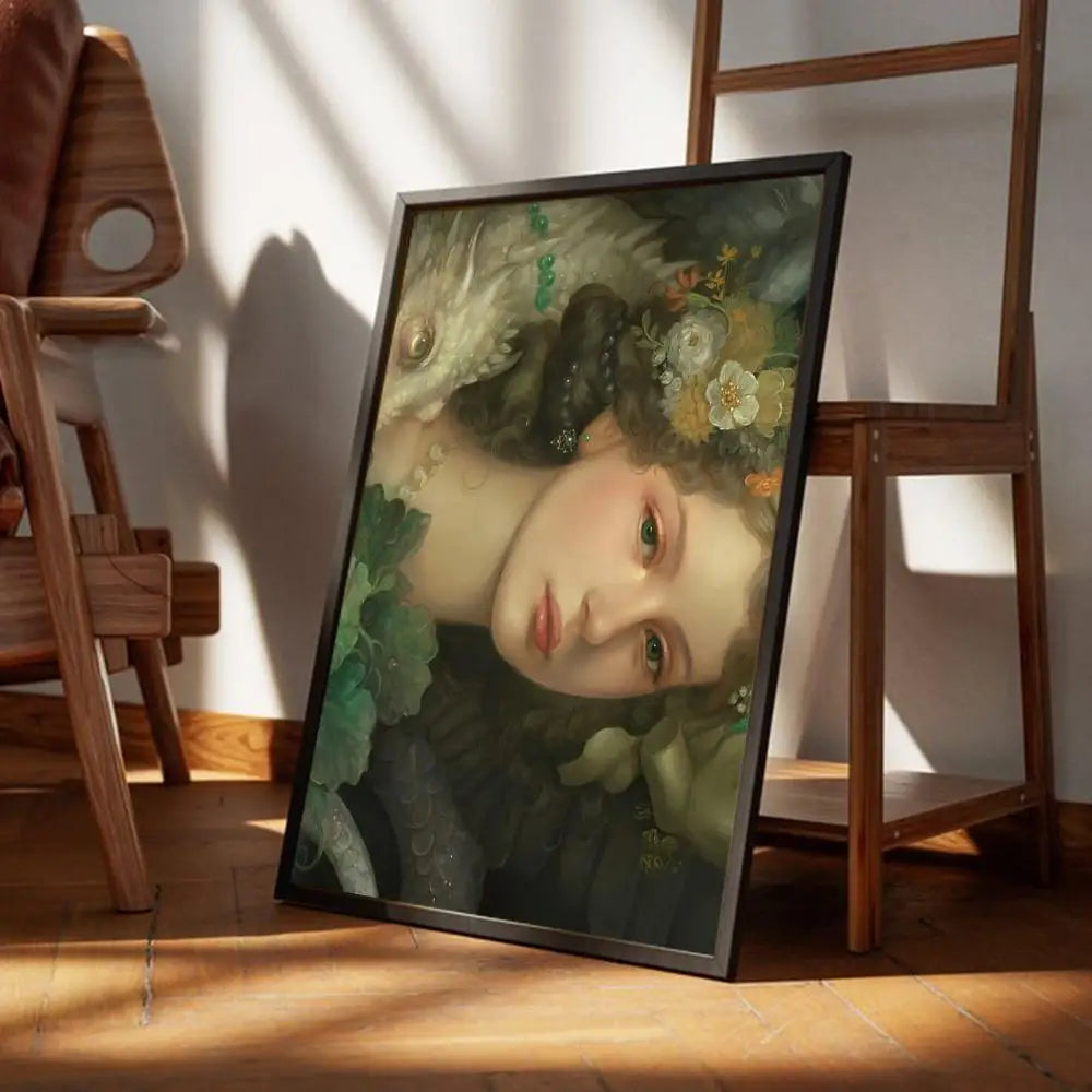 Vintage Portrait Fine Art Canvas Prints - Famous Paintings Decor
