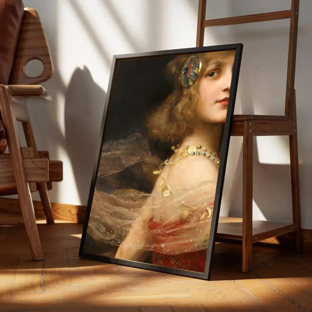 Vintage Portrait Fine Art Canvas Prints - Famous Paintings Decor
