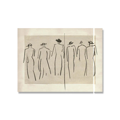 Vintage Vogue Gallery Wall Art Canvas Prints for Living Room Decor