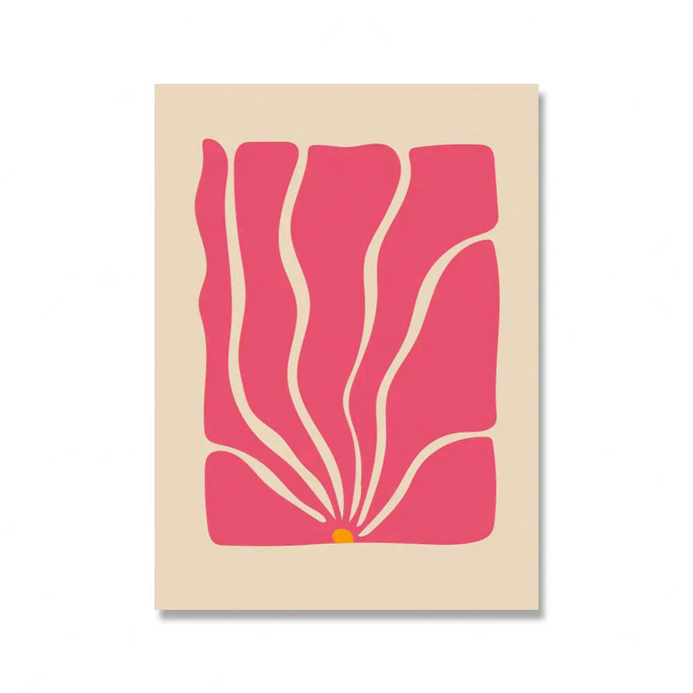 Bright Colorful Botanical Abstract Wall Art Fine Art Canvas Prints Vibrant Color Pictures For Modern Home Living Room Bedroom Art Decor | Kunsthaus Atelier-Homeandso