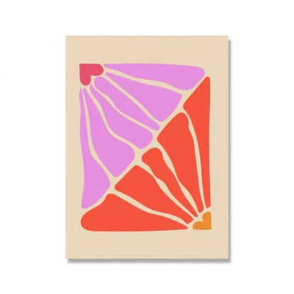 Bright Colorful Botanical Abstract Wall Art Fine Art Canvas Prints Vibrant Color Pictures For Modern Home Living Room Bedroom Art Decor | Kunsthaus Atelier-Homeandso