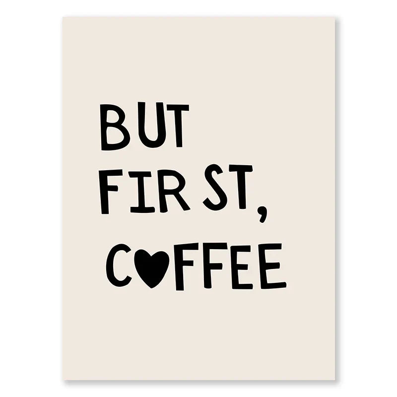 Kitchen Cooking Love Quotes Wall Art Fine Art Canvas Prints Minimalist Modern Typographic Posters Pictures For Kitchen Dining Room Cafe Art Decor | Kunsthaus Atelier-Homeandso