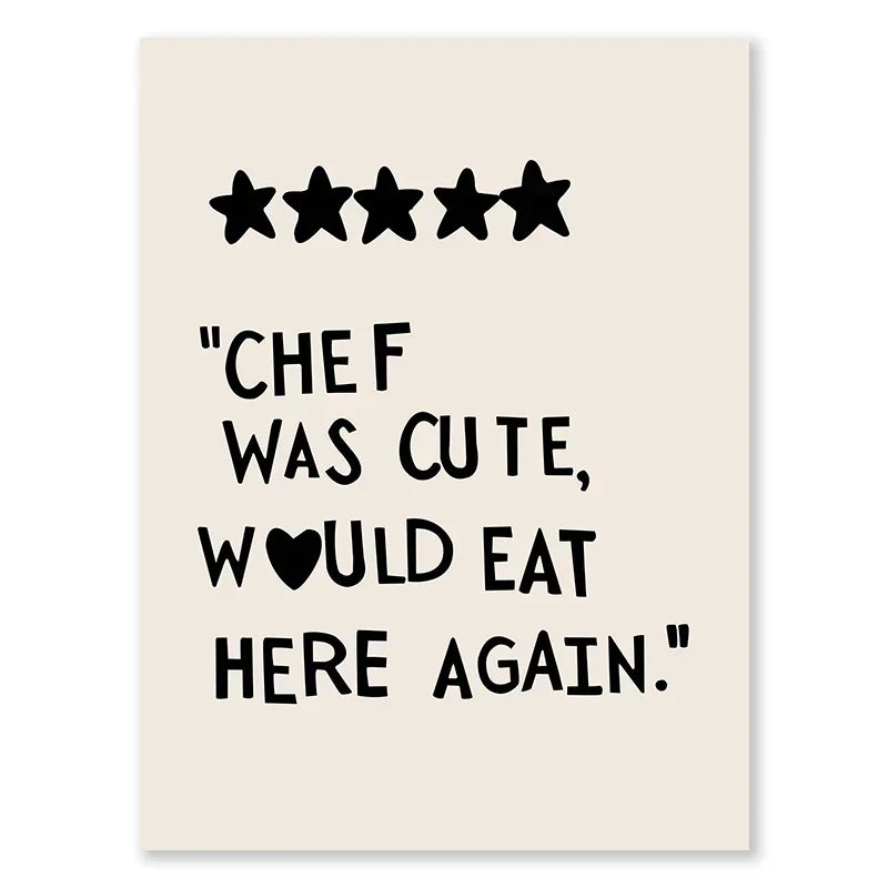 Kitchen Cooking Love Quotes Wall Art Fine Art Canvas Prints Minimalist Modern Typographic Posters Pictures For Kitchen Dining Room Cafe Art Decor | Kunsthaus Atelier-Homeandso