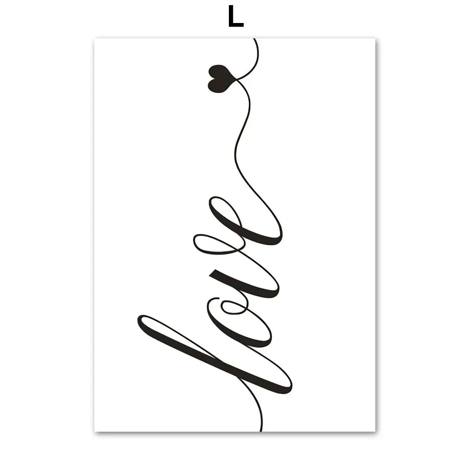 Minimalist Abstract Black White Beauty Figure Art Line Art Fine Art Canvas Prints Pictures For Living Room Bedroom Salon Art Decor | Kunsthaus Atelier-Homeandso