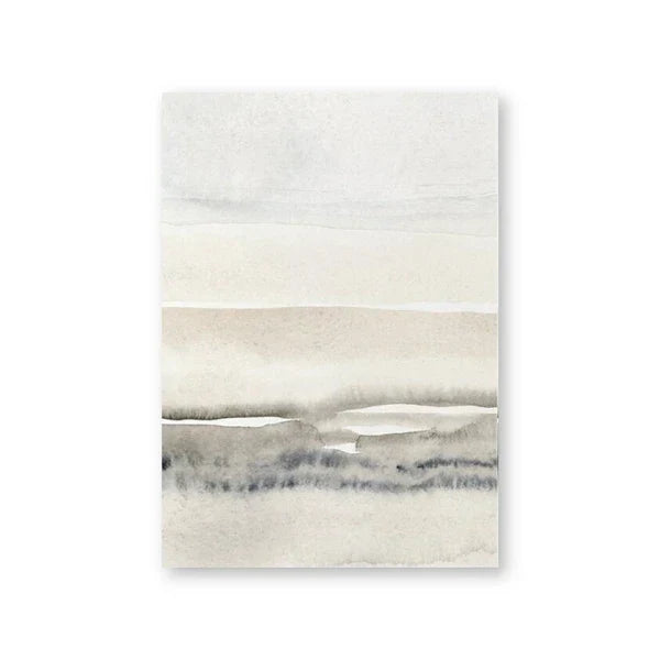 Minimalist Abstract Landscape Wall Art Fine Art Canvas Prints Beige Grey Pictures For Modern Living Room Bedroom Dining Room Scandinavian Home Decor | Kunsthaus Atelier-Homeandso