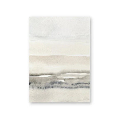 Minimalist Abstract Landscape Wall Art Fine Art Canvas Prints Beige Grey Pictures For Modern Living Room Bedroom Dining Room Scandinavian Home Decor | Kunsthaus Atelier-Homeandso