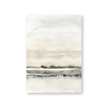 Minimalist Abstract Landscape Wall Art Fine Art Canvas Prints Beige Grey Pictures For Modern Living Room Bedroom Dining Room Scandinavian Home Decor | Kunsthaus Atelier-Homeandso