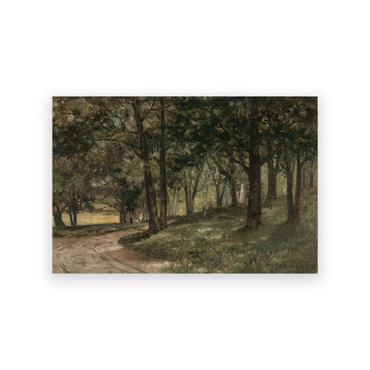 Rustic Vintage Landscape Oil Painting Mountain Forest Wall Art Fine Art Canvas Prints Gallery Wall Pictures For Living Room Dining Room Art Decoration | Kunsthaus Atelier-Homeandso