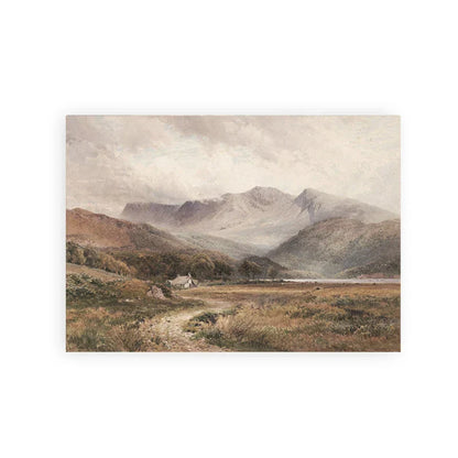 Rustic Vintage Landscape Oil Painting Mountain Forest Wall Art Fine Art Canvas Prints Gallery Wall Pictures For Living Room Dining Room Art Decoration | Kunsthaus Atelier-Homeandso
