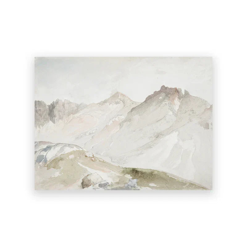Rustic Vintage Landscape Oil Painting Mountain Forest Wall Art Fine Art Canvas Prints Gallery Wall Pictures For Living Room Dining Room Art Decoration | Kunsthaus Atelier-Homeandso