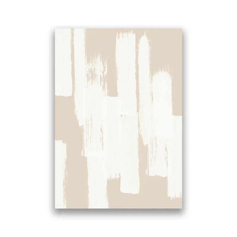 Shades Of Beige Abstract Line Art Wall Art Fine Art Canvas Prints Minimalist Pictures For Modern Apartment Living Room Art For Contemporary Interiors | Kunsthaus Atelier-Homeandso